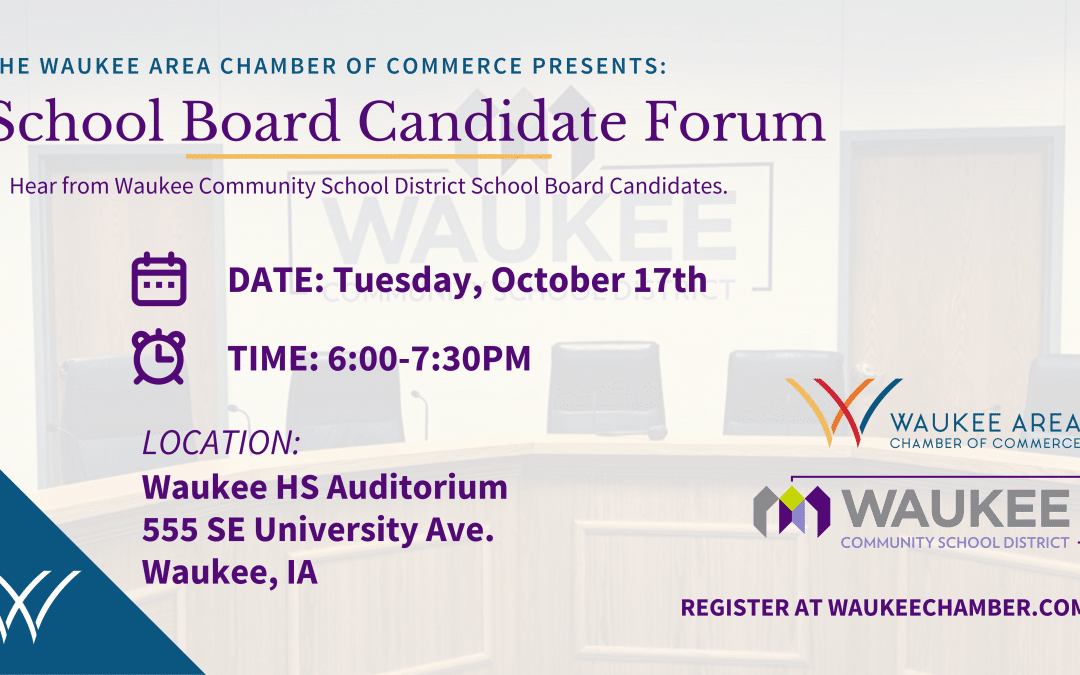 Meet the Waukee Community School District School Board Candidates!